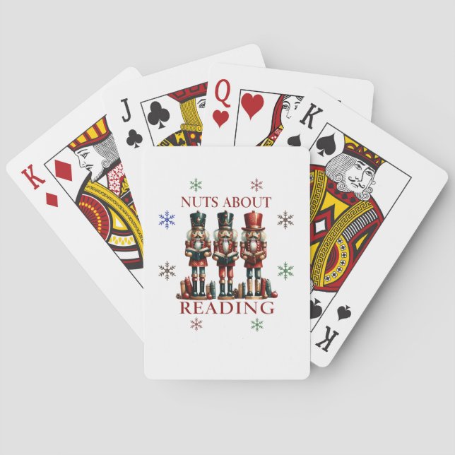 Nuts About Reading Playing Cards (Back)