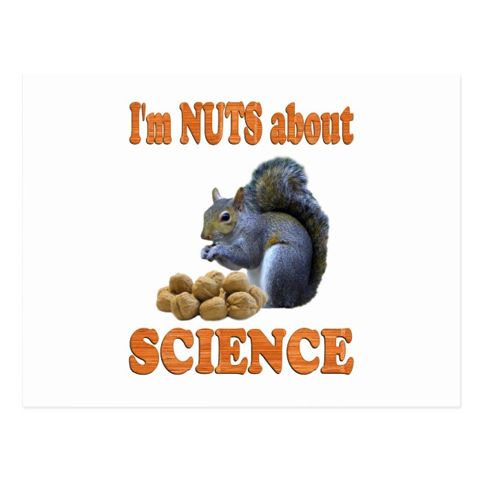 Nuts about Science Postcards