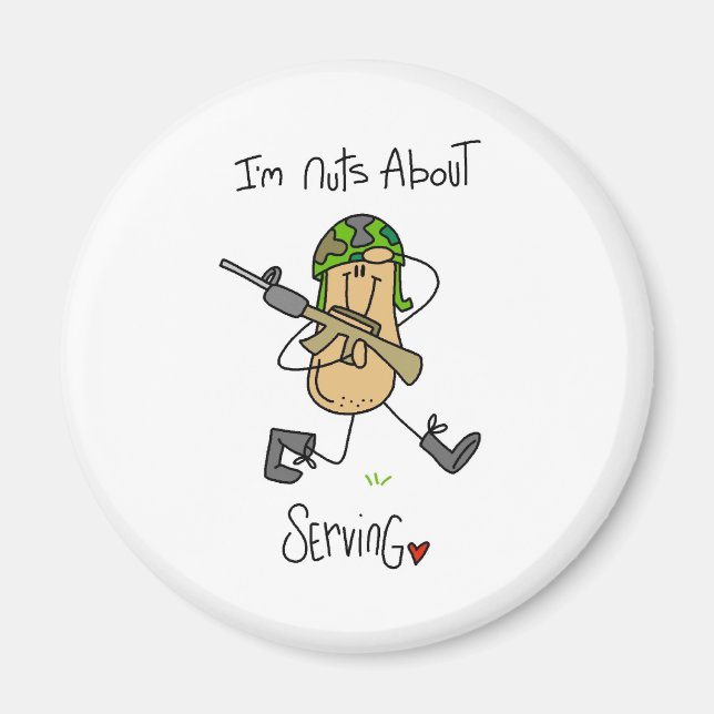 Nuts About Serving Magnet (Front)