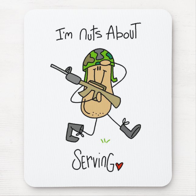 Nuts About Serving Mouse Pad (Front)