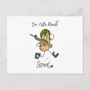 Nuts About Serving T-shirts and Gifts Postcard