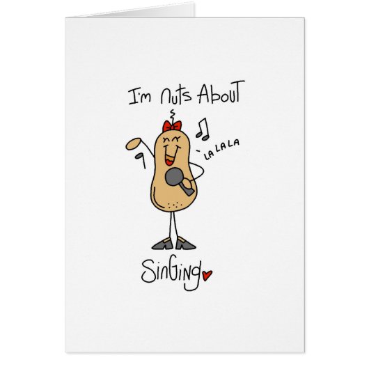 Nuts About Singing Cards (Front)
