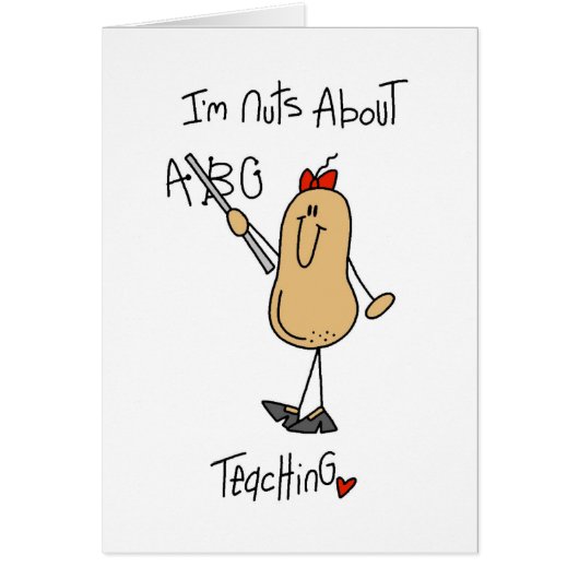 Nuts About Teaching Cards (Front)
