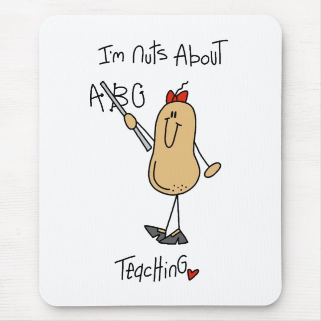 Nuts About Teaching Mouse Pad (Front)