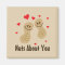 Nuts About You Cute Peanuts Food Pun Humor Cartoon