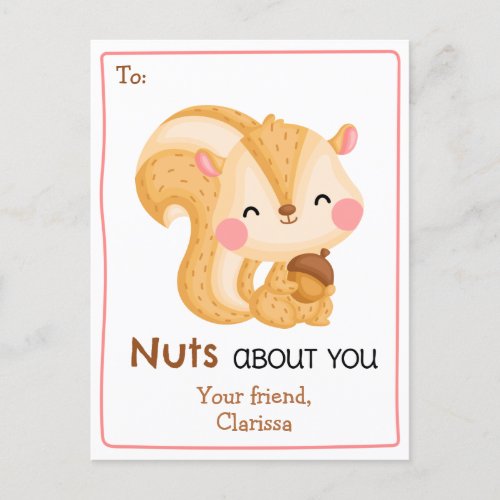 Nuts About You _ Funny Cute Valentines Day Card