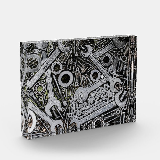 Nuts and Bolts Acrylic Award (Left)