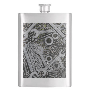 Nuts and Bolts Flask