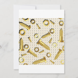 Nuts And Bolts Invitations