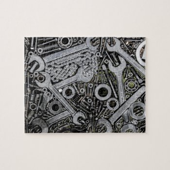 Nuts And Bolts Jigsaw Puzzle by DarknessFallz at Zazzle