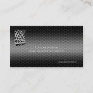 Nuts And Bolts Metallic-look template Business Card