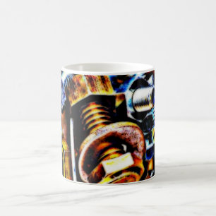 Nuts and Bolts Pop Art Coffee Mug