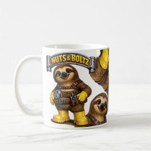 Nuts & Boltz Sloth Coffee Mug