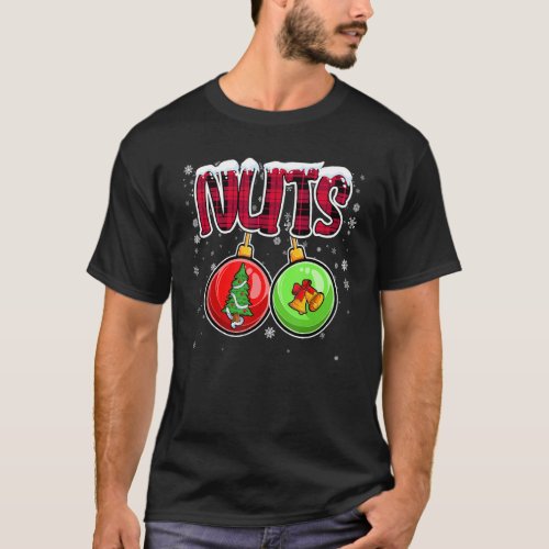 Nuts Chest Christmas  Matching Couple Chestnuts T_Shirt
