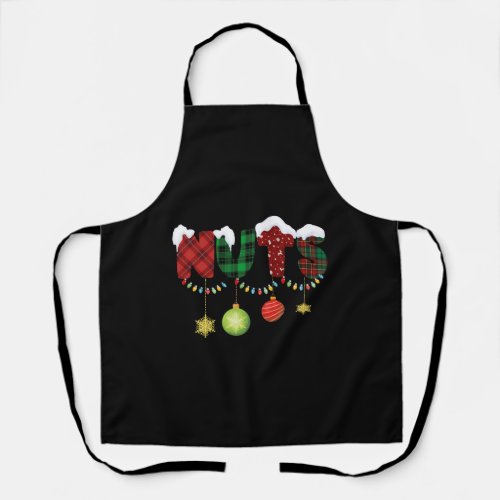 Nuts chestnuts christmas Couples matching Apron