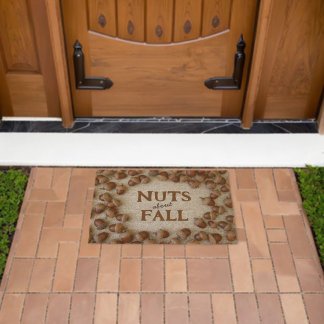 Nuts for Fall Acorns Fiber Doormat