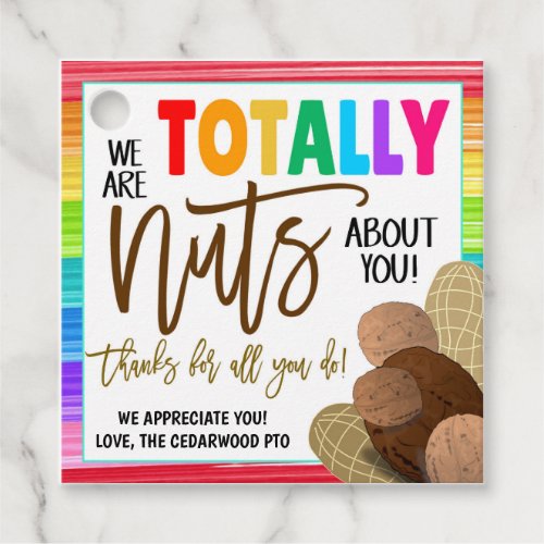 Nuts Gift Tag