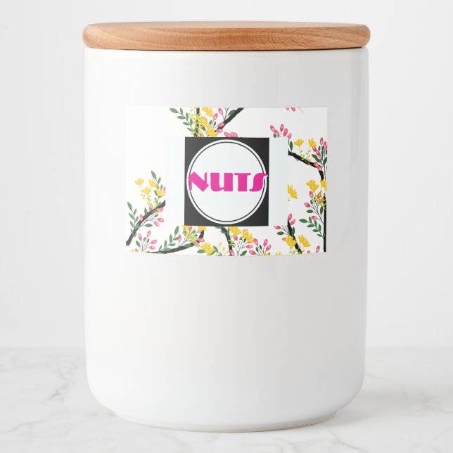 Nuts Good Food Container  Label (Front)