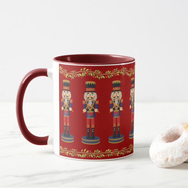 Nuts Playing Drum Mug (With Donut)