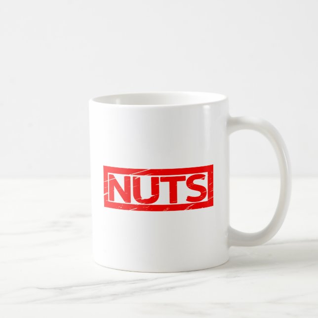 Nuts Stamp Coffee Mug (Right)