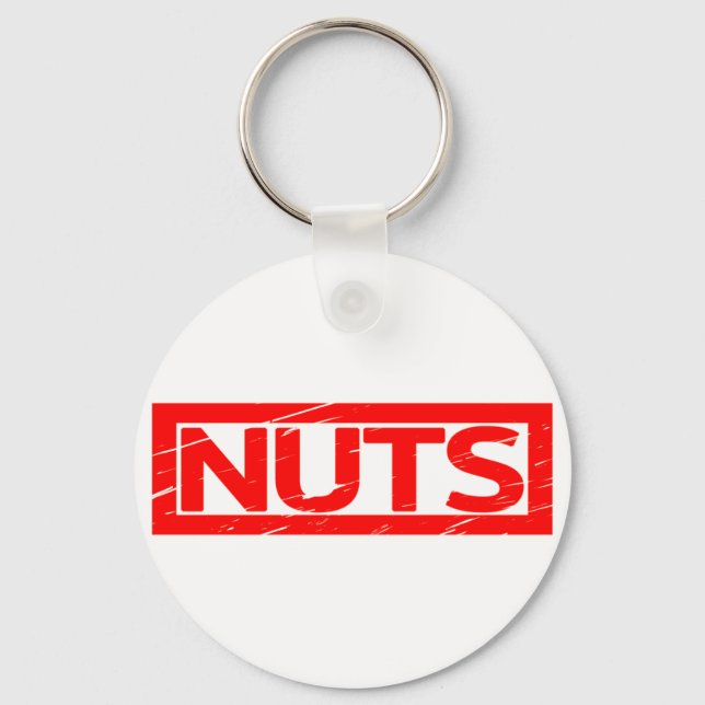 Nuts Stamp Keychain (Front)