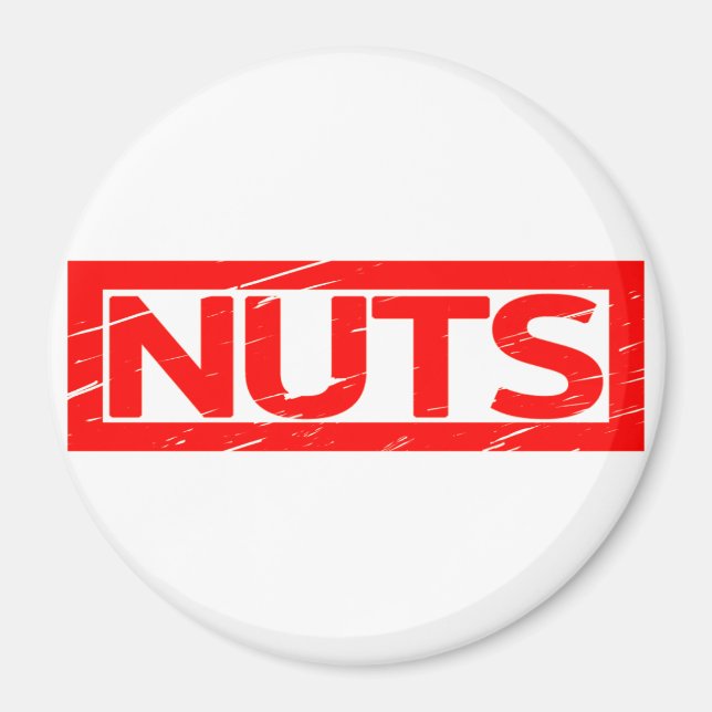 Nuts Stamp Magnet (Front)