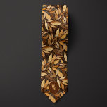 Nutshell Brown Botanical Neck Tie<br><div class="desc">Add a touch of warmth to your wedding ensemble with our Nutshell Brown Botanical Neck Tie. The rich brown hue and botanical design are perfect for a fall wedding. Enhance your style with our coordinating socks.</div>