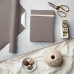 Nutshell Brown Solid Color Wrapping Paper<br><div class="desc">Solid color wrapping paper in a huge variety of colors for all your wedding and shower gifts.
The colors for 2025 are dark and bold and this is what you will find in my latest designs with color names from various design companies.</div>