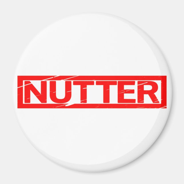 Nutter Stamp Magnet (Front)