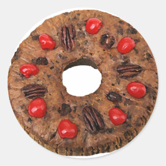 Nuttier Than a Fruitcake Classic Round Sticker