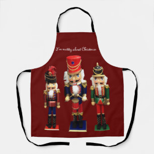 “Nutty about Chrstmas” Nutcracker Apron