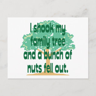 Nutty Family Postcard