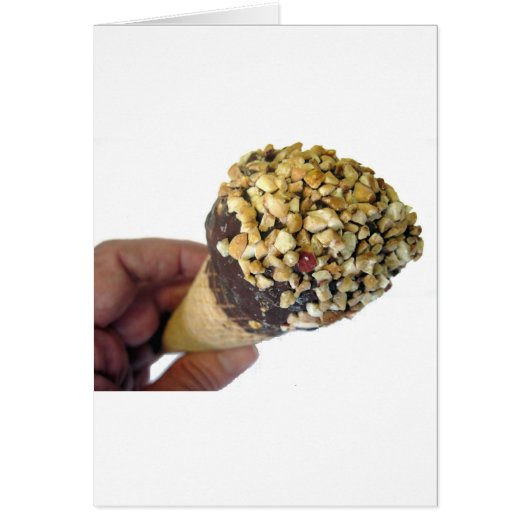 Nutty Ice Cream Cone Cards (Front)