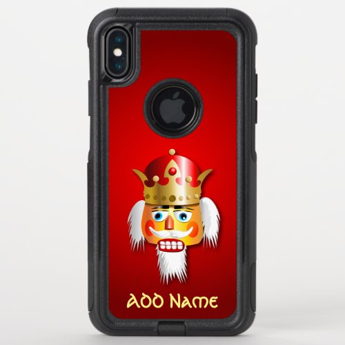 Nutty Nutcracker King Cartoon OtterBox Commuter iPhone XS Max Case