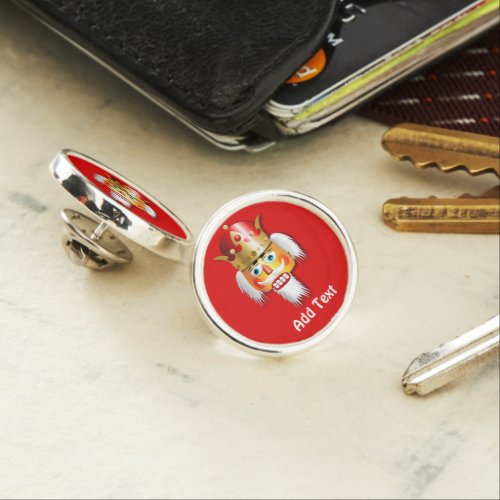 Nutty Nutcracker King Lapel Pin