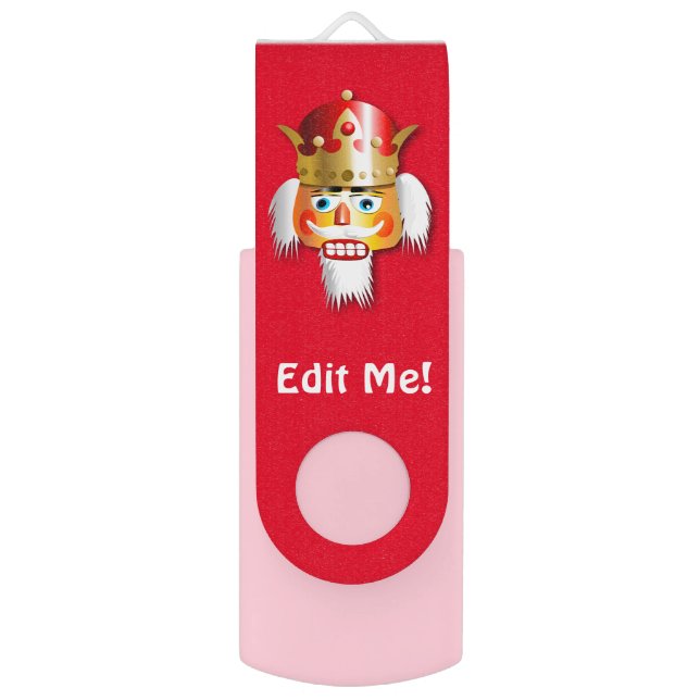 Nutty Nutcracker King USB Flash Drive (Front Vertical)