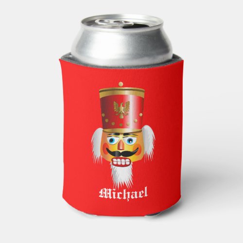 Nutty Nutcracker Soldier Can Cooler