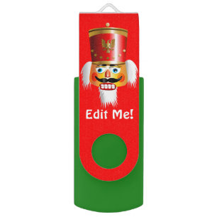 Nutty Nutcracker Toy Soldier Flash Drive