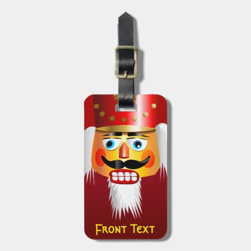 Nutty Nutcracker Toy Soldier Luggage Tag