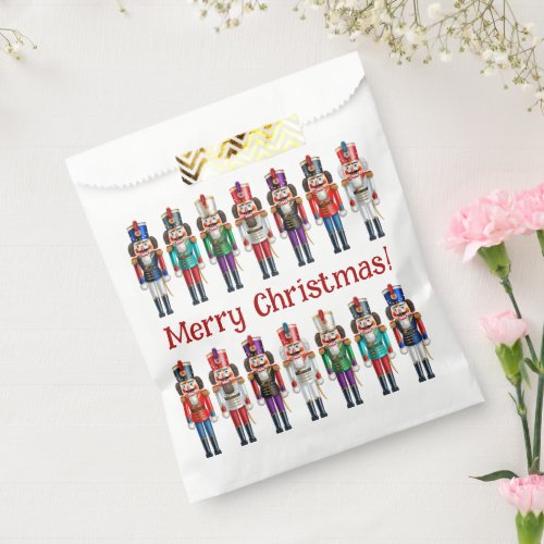 Nutty Nutcracker Toy Soldiers Favor Bag
