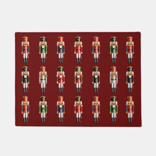 Nutty Nutcrackers Army Doormat