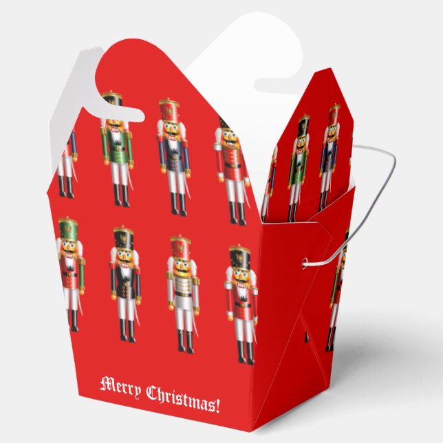 Nutty Nutcrackers Army Favor Boxes (Opened)