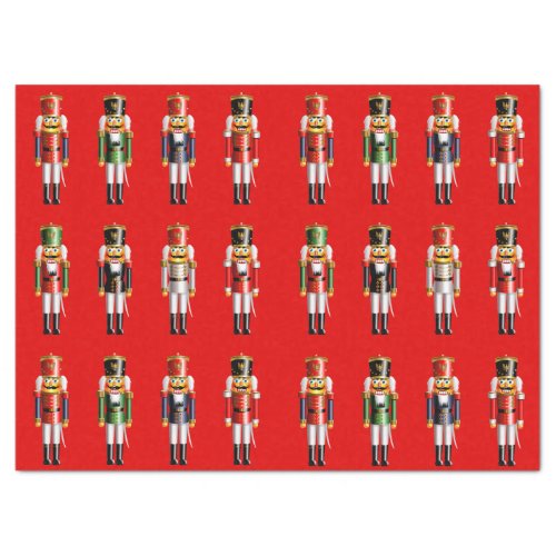 Nutty Nutcrackers Army Tissue Paper