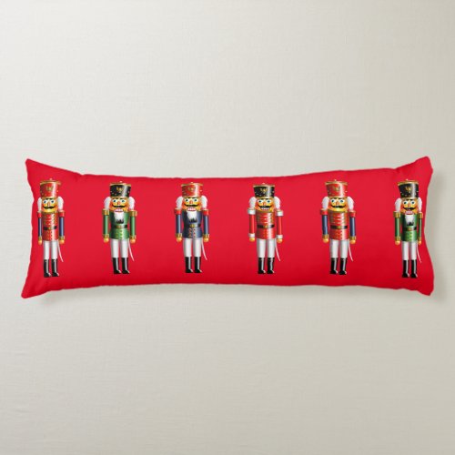 Nutty Nutcrackers In Uniform Body Pillow