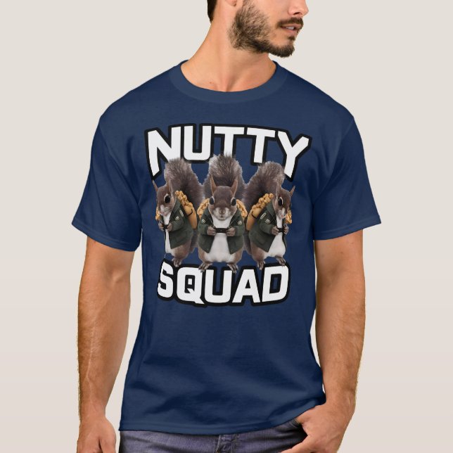 Nutty Squad, Squirrel Snack Squad T-Shirt (Front)