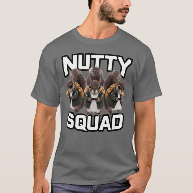 Nutty Squad, Squirrel Snack Squad T-Shirt (Front)
