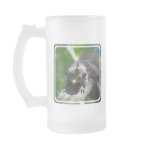 Nutty Squirrel Frosted Beer Mug