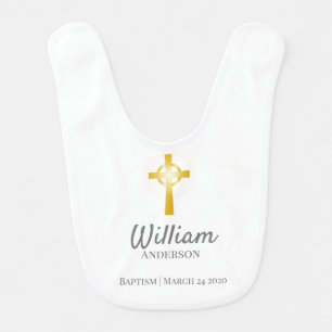 Nuturing Baptism Baby Bib