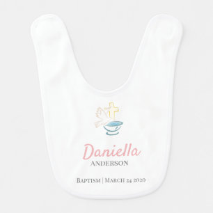 Nuturing Baptism Baby Bib