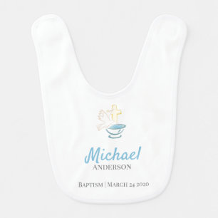 Nuturing Baptism Baby Bib
